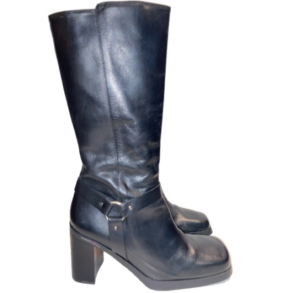 Tommy Hilfiger Black Heeled Boots